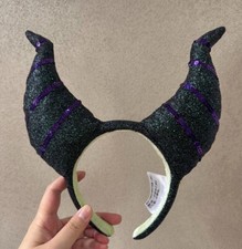 Disney 2023 Halloween Maleficent ear Headband gift new picture