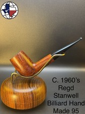 Vintage C. 1960s Regd Stanwell Hand Made 95 Billiard Tobacco Pipe picture