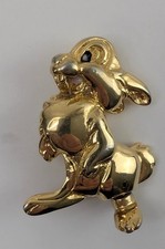 RARE Authentic Disney THUMPER - Movable Foot - Vintage  Pin Brooch from Bambi picture