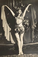 Rare Showgirl Dancer Nina Tinova Publicity Photo 1930s Exotic Sexy Woman NYC Vtg picture