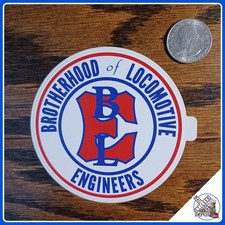 Brotherhood of Locomotive Engineers kiss-cut vinyl sticker picture