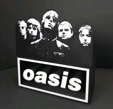 Oasis Band Desk Shelf Stand Music Memorabilia 2025 Liam Gallagher Noel Gallagher picture