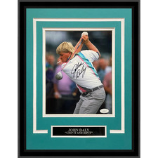 John Daly Autographed Golf (Smoking Cigarette) Deluxe Framed 8x10 Photo - JSA picture