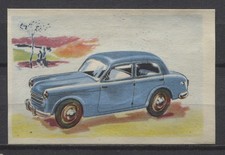 Fiat 1100 1953 Vintage 1950s Dutch Trading Card No.2-33 picture