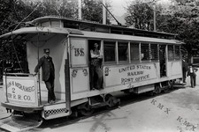 1920's US Post Office Trolley 4x6 photo picture