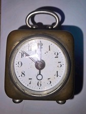 Brevete antique military officer french German alarm table watch clock works picture