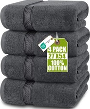 Utopia Towels 4 Pack Bath Towels Set 27 by 54 Inches 100% Ring Spun Cotton picture