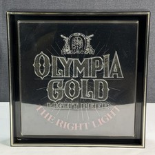 Vintage Olympia Gold The Right Light Beer Starburst Motion Lighted Sign - READ picture