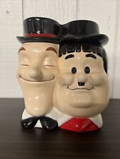 Vintage RARE 1999 Laurel And Hardy Ceramic Cookie Jar By Larry Harmon  picture