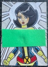 Original Signed Robert Smith Marvel's New Mutants Karma Sketch Card picture