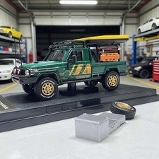 1:64 LC79 Land Cruiser J70 Single Cab Diecast Alloy Pickup Model picture
