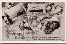 c1910s Transportation RPPC Postcard 