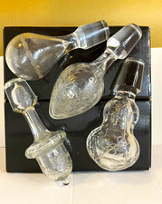 4 VTG Hawkes Glass Crystal Decanter Stoppers Dr.  Robert Brill Estate Corning NY picture