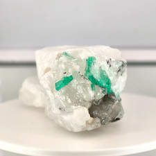 VERY CLEAR NATURAL EMERALD CRYSTAL ON MATRIX  FROM MUZO - COLOMBIA 19.7 grams picture