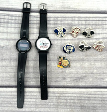 LOT OF VINTAGE DISNEY COLLECTIBLES -90'S WATCHES/70'S PLASTIC RINGS/MICKEY PIN picture