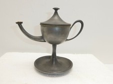 Vintage K.M.D Pewter Oil Lamp picture