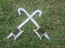 Handmade Eva Foam Pair  Of Hook Swords picture