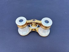 LEMAIRE F1 Paris Opera Glasses Binoculars Mother Of Pearl & Brass picture