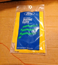 NEW Vintage 1986 Ford Wax Treated Dusting Cloth - Sealed Package picture
