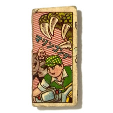 Marine Kong Vintage Japanese Menko Card Robot Kaiju Tokusatsu 1960 Kazuo Yada picture