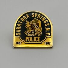 Saratoga Springs N.Y. “High Rock”  Police Collectible Pin - Lapel, Hat - Support picture