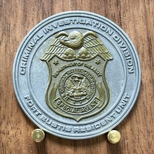 Army CID Fort Eustis Resident Unit Challenge Coin  W#4 picture