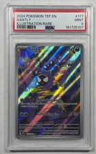 2024 Pokémon TEF Gastly Illustration Rare 177/162 PSA 9 Cert 161725107 picture