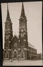 RPPC 1950s St. Francis Church Dyersville, Iowa L. L. Cook Photo Postcard picture