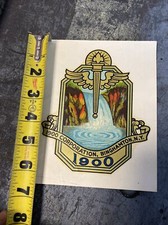 Antique/Vintage 1900 CORPORATION BINGHAMPTON Pre-Whirlpool Sticker Transfer picture