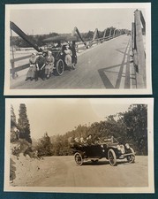 1912 Set 2 RPPC Pratt Forty 40 Automobile Auto Cars Elkhart Elyssian Hills CA picture
