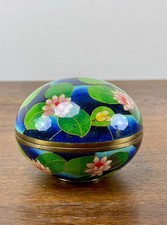 William Bill Yee Glass Cloisonne Covered Box Plique a Jour Patent 6238756 picture