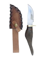 Bulk Deal: 28-Piece Set of Apache Fixed Blade Hunting Knives Natural Stag Handle picture