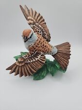 Vintage Lenox CHIPPING SPARROW Garden Bird Collection Fine Porcelain FigurineCIB picture