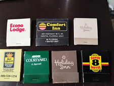 Lot of 7 Hotel Motel Matchbooks Econo Lodge Comfort Inn Holiday Inn Super 8 picture