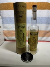 Colonel E.H. Taylor  Cured Oak Empty Bottle & Tube Rare - Excellent Condition  picture