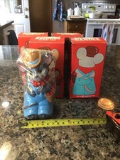 VINTAGE 1981 Jasco Wax CANDLE Country Mouse Candle Lively Light Ups Hand Painted picture