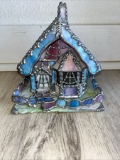 Vintage Kevin Mosley Signed “1994” Tiffany Cottage Night Lamp Read Description picture