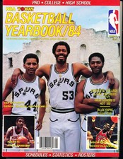 1984 NBA Today Basketball Yearbook nm San Antonio Spurs George Gervin nm bxa picture