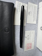 Franklin-Christoph Fountain Pen #66 Onyx With Nagahara Needle Point picture