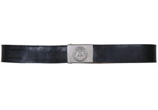 East German NVA Leather Belt Buckle Cold War DDR German Military Post WWII picture
