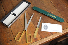 Vintage Kenworth Trucks Promo Dealer Letter Opener Scissors Set Library tools picture