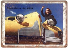 1939 Buick Vintage Auto Ad Retro Look Reproduction Metal Sign AM6251 picture