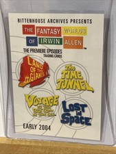 THE FANTASY WORLDS OF IRWIN ALLEN FACTORY ALBUM EXCLUSIVE PROMO CARD #P3 picture