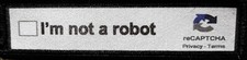 1x4 I'm Not a Robot Morale Patch Tactical ARMY Hook Military USA Badge Flag picture
