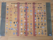 Marine Aviation RVN Poster Squadron History 1962-1975 Hughes Aircraft 36