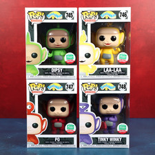 Funko Pop Teletubbies Full Set Dipsy Laa Laa Po Tinky Winky Funko Shop Protector picture