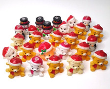 VTG Various Christmas Blow Mold String Light Covers (26) Animals Bears Penguins picture