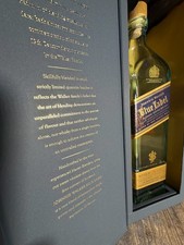 Empty Johnnie Walker Blue Label Bottle with Box Collectible Display picture