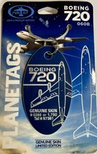 Motoart PlaneTags Boeing 720, Embraceable Annie, Blue, RARE, SOLD OUT picture