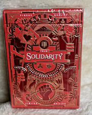 Solidarity - Loving Red Ed. Playing Cards - Riffle Shuffle - USPCC - #0234/2500 picture